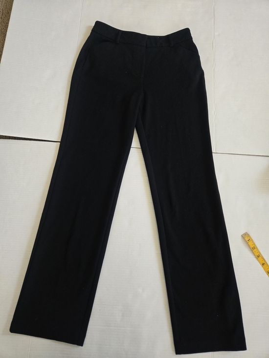 212 Collection Pants - 212 Collection Black Straight Leg Pants